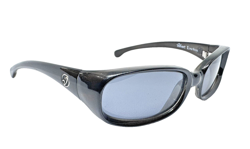 VELVET EYEWEAR LUSCIOUS BLACK SUNGLASSES ITALY DESIGNER AUTHENTIC FRAME